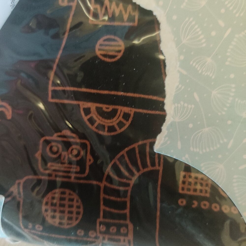 Virivee  Robot opaque tights size 6 (2xL) New plus size